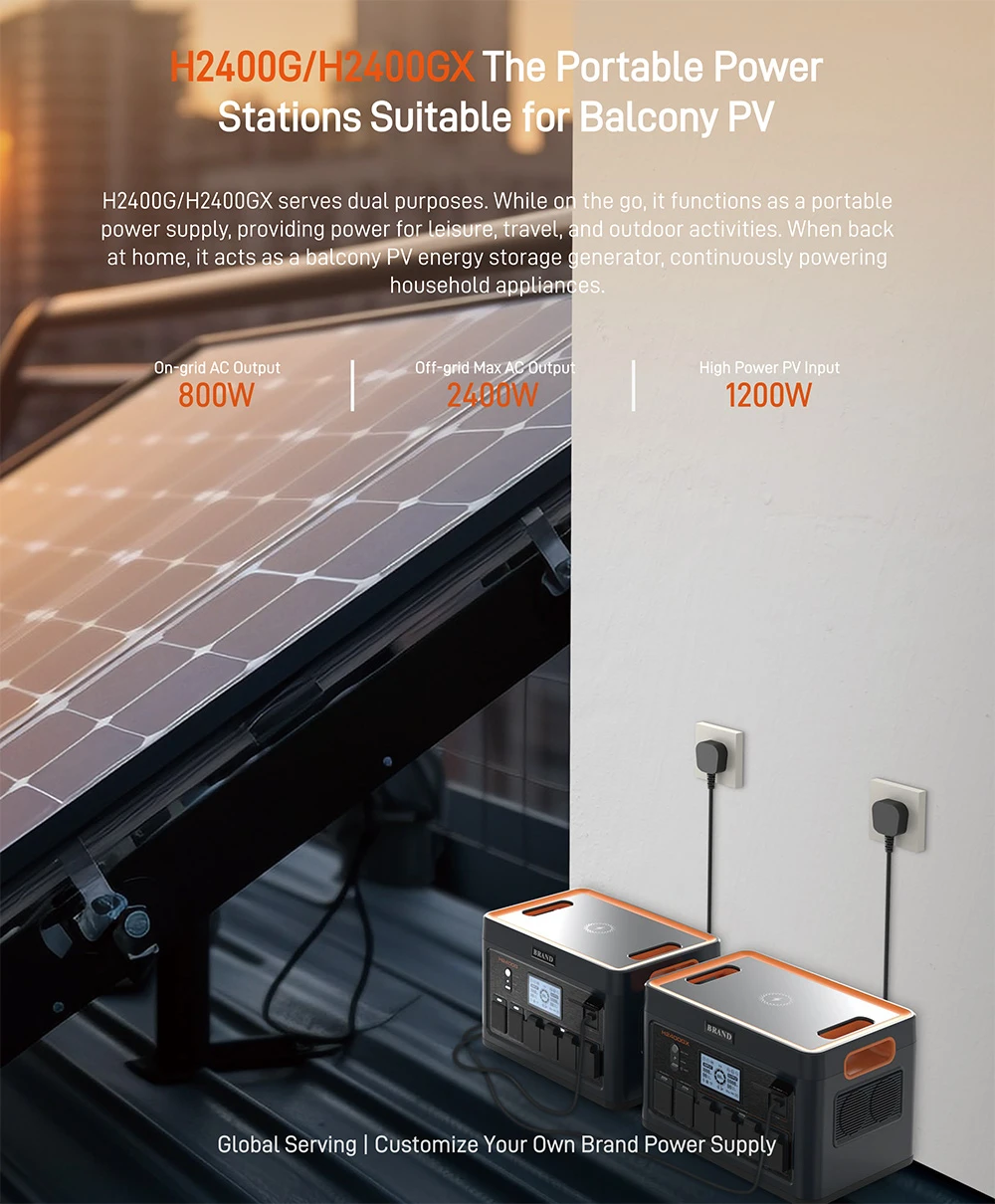 Balcony Solar Portable Power Station Balcony Solar Portable Power Station